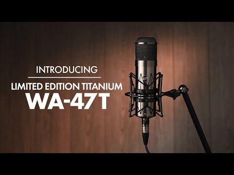 Warm Audio WA-47T (Limited Edition) Large Diaphragm Multipattern Tube Condenser Microphone 2024 - Present - Titanium image 4