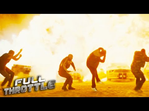 Causing An Explosion With A Car's Rigged Nitrous | Fast & Furious (2009) | Full Throttle