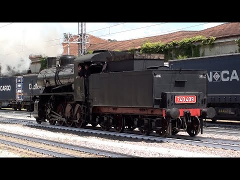 2022-05 30th Verbano Express, FS Gr. 740.409, movements and start ARSMS historic train