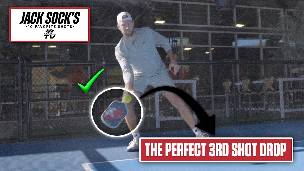 3 Third Shot Drop Techniques Jack Sock Uses to Get to the Kitchen Fast