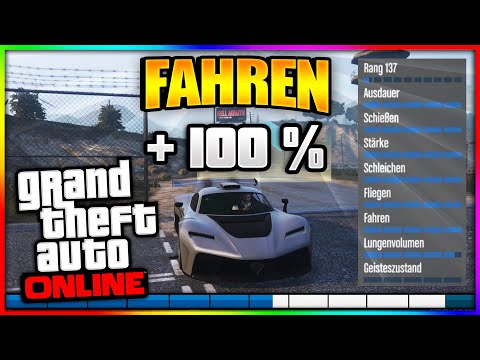 FAHREN Skill leveln für Anfänger | SCHNELL & EINFACH 100% | GTA 5 Online