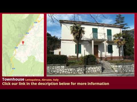 Townhouse for Sale in Lettopalena, Abruzzo, Italy on italianlife.today