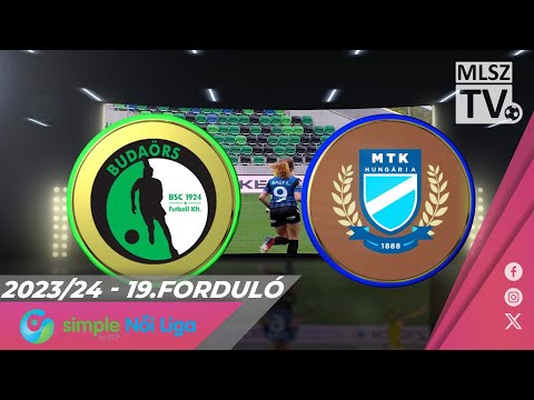 Budaörs - MTK Budapest | 0-2 | Simple Női Liga | 19. forduló | MLSZTV