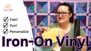 Learn how to make YOUR own Vinyl fabric for your next projects! Iron on Vinyl