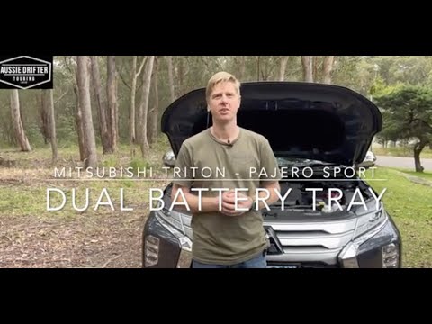 Mitsubishi Pajero Sport - Triton Dual Battery Tray Installation