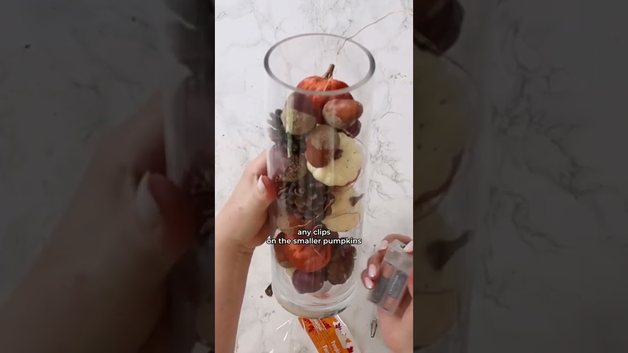 How to make a stunning Dollar Tree DIY centerpiece for Fall #dollartreediy #falldecor