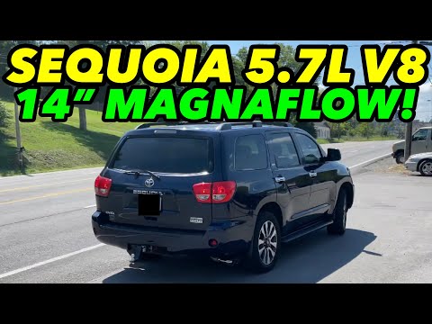 2008 Toyota Sequoia SR5 5.7L V8 Exhaust w/ 14 INCH MAGNAFLOW!