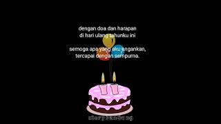 Download lagu Story wa.ucapan ulang tahun untuk diri sendiri mp3