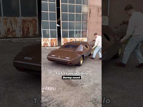 Lancia Sibilo Sound 🗿 #conceptcar #lancia #supercars #vintagecars #shorts #asmr