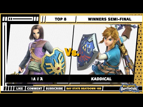 Bay State Beatdown 169 - Winners Semi-Final - Ἰλία (Hero) VS kaddical (Link) - SSBU Singles