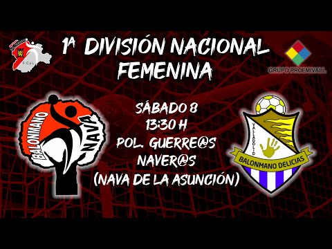#PartidoenDirecto | HERRERO BODEGA BM. NAVA 🆚 BM DELICIAS - TANDEN | 1ª Div. Fem. - Jornada 15