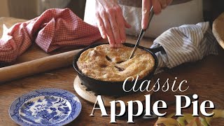 Cast Iron Skillet Apple Pie Silent Baking (Beautiful Baking Series)