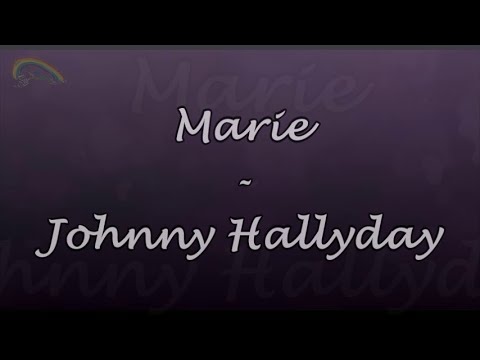 Prompteur karaoké - Stéfane Lyre - Marie - Johnny Hallyday