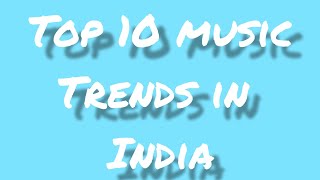 Top 10 music trending in India🇮🇳 on Instagram @v lovely videos#instamusic #tiktok ❤ #trendingsong