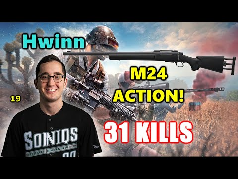 Soniqs Hwinn & Baddylul - 31 KILLS - M24 ACTION! - DUO vs SQUADS! - PUBG