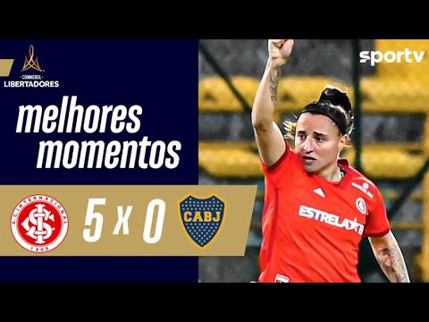 Gols e lances de Internacional x Boca Juniors