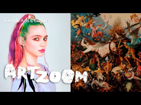 GRIMES in ART ZOOM 🔍 The Fall of the Rebel Angels | Google Arts & Culture