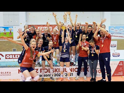 Energa MKS SMS Kalisz vs Enea Energetyk Poznań; Finał MP Juniorek Olecko 2021 - mecz o 1m.