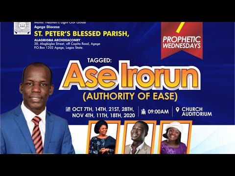WAKATI ITUSILE PRAYER LINE  I OLUWA SO IRETI OTA MI DI ASAN 18TH OCTOBER  2020 | VEN TUNDE BAMIGBOYE