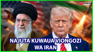 TRUMP:NAJUTA KUWAUA VIONGOZI WAKUU WA IRAN IMEKUSHIDA KUMALIZA VITA HII
