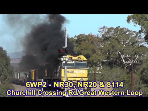 Smoky NR - 6WP2 with NR30, NR20 & 8114 at Churchill Crossing Rd