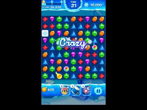 Jewel Pop Mania:Match 3 Puzzle Level 24 ( Jewel Ice Episode ) - Walkthrough ( No Booster )