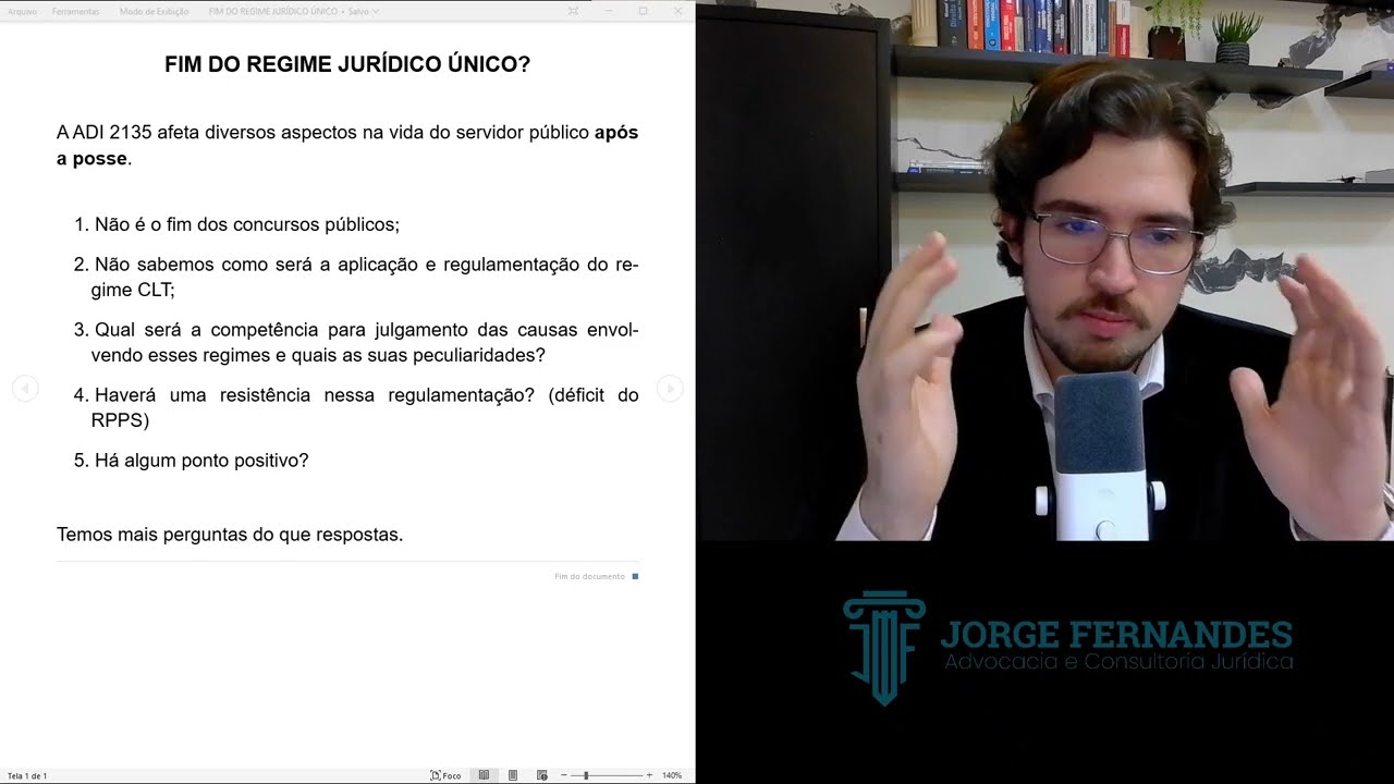 Por Que o Fim do Regime Jurídico Único Vai Mudar Todo o Jogo?