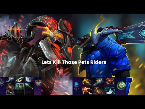 Double Tank Carries Chaos Knight Sven Vs Riders Luna Mirana