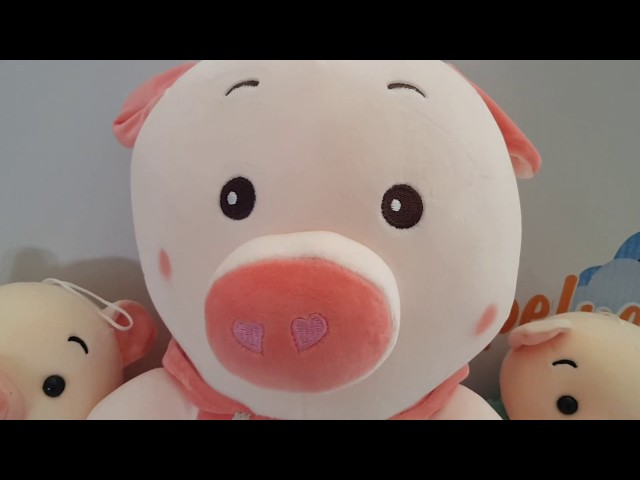 Vídeo relacionado con Genérico Cerdito de Peluche de 20 cm, Peluche de Cerdito Rosa ultrasuave, Peluches de certo pequeño, Adorable Regalo para niñas y niños, Ideal para Baby Shower