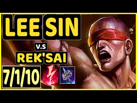 MALRANG (LEE SIN) vs REK'SAI - 7/1/10 KDA JUNGLE CHALLENGER GAMEPLAY - KR