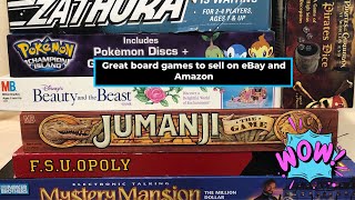 Great selling board games to sell on eBay and Amazon