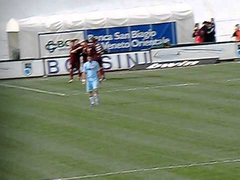 Portogruaro-Albinoleffe 2-1 - Rigore Cunico