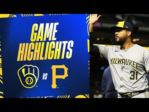 Brewers vs. Pirates Game Highlights (4/24/24) | MLB Highlights