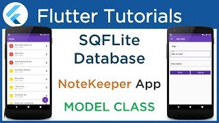 Download the video "Flutter SQFLite tutorial: Create Model Class to map SQLite Database Table #4.6"