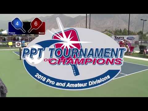 PickleBall Tournament of Champions Men's Senior Singles Pro Gold Medal Match