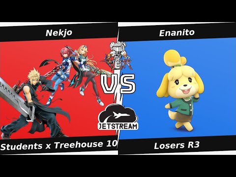 Students x Treehouse 10 Losers R3 - Nekjo (Cloud, Pyra) Vs. Enanito (Isabelle) Smash Ultimate - SSBU