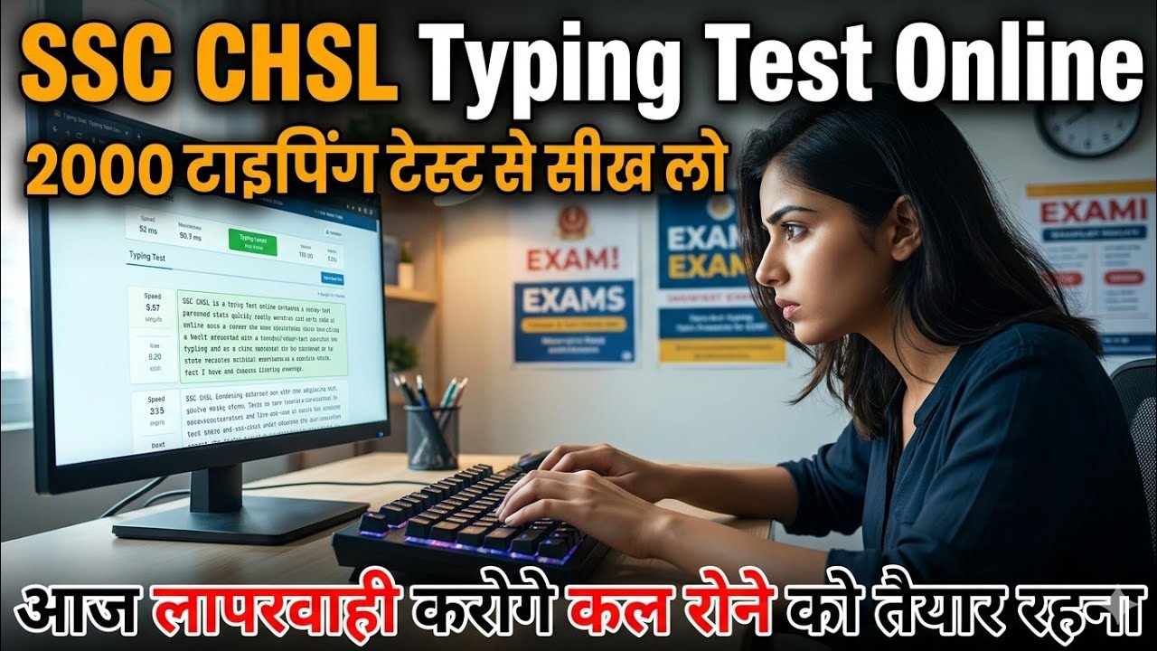 ssc chsl typing test online software|| SSC CHSL Typing online| SSC typing prepration 