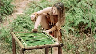 Download lagu Lisa's Daily Life:  How to make relaxing chair - Single Mom Survival In The Forest mp3