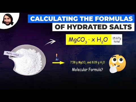Calculating the Formulas of Hydrated Salts