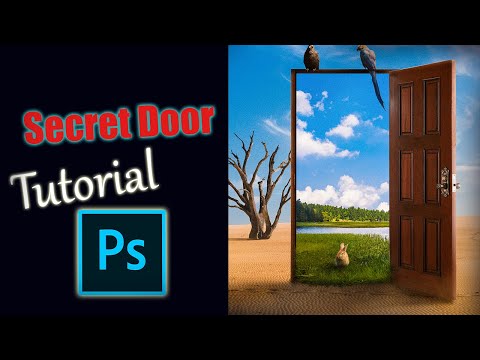 "Secret Door" Photoshop Manipulation Tutorial