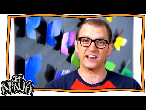 Damien Hurst Inspired Butterfly Art | Art Ninja | Nugget