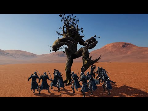 OAK TREE VS 1,2,3... SWORDSMEN - EFBS - Epic Fantasy Battle Simulator