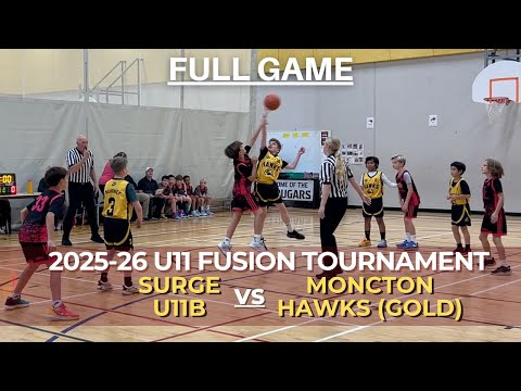 Moncton Hawks (Gold) vs Surge U11B | U11 Fredericton Fusion Tournament | FULL GAME