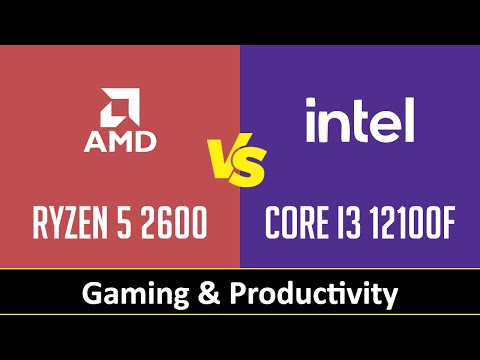 RYZEN 5 2600 vs CORE I3 12100F - Gaming & Productivity (RTX 3090 Ti)