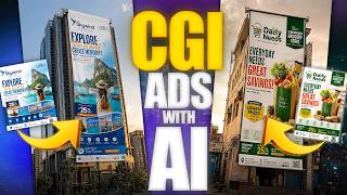 CGI Banner Unroll Ads using AI 🤩 Create AI Videos for Business and Shops 🚀 #ai #aivideo #business