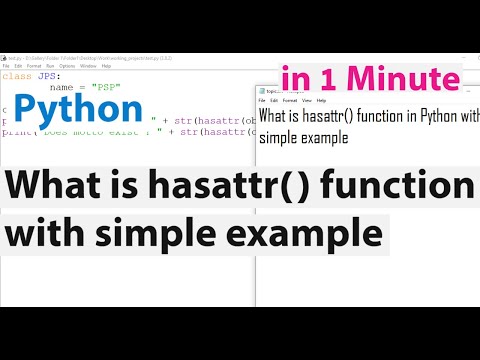 What Is Hasattr Function In With Simple Example In Python