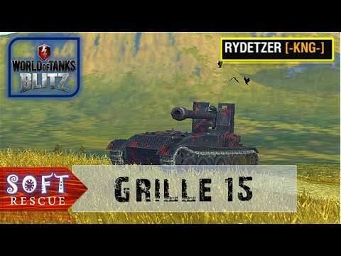 Grille 15: 6900 Damage , 4 Frags - WOT BLITZ -