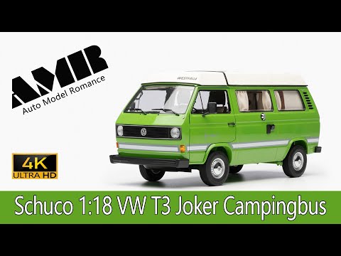 VOLKSWAGEN T3 Joker Campingbus  WESTFALIA / 1:18 diecast car model by Schuco/ AMR UNBOXING