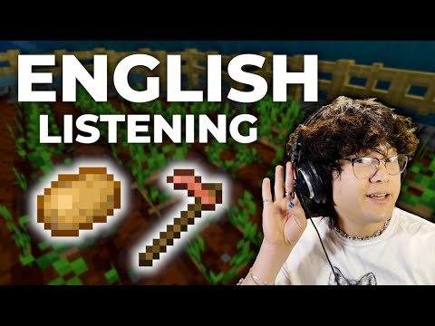 Learn English with Minecraft Hardcore #6 - Potato Farm!