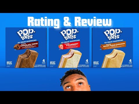 Pop-Tart Ice Cream Sandwiches TASTE TEST! All 3 Flavors RANKED